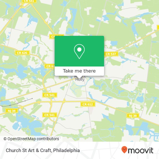 Mapa de Church St Art & Craft