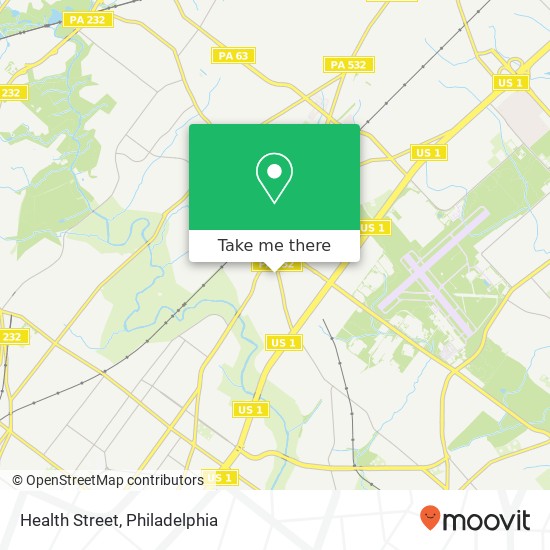 Health Street map