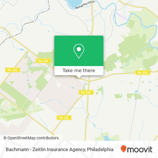 Bachmann - Zeitlin Insurance Agency map