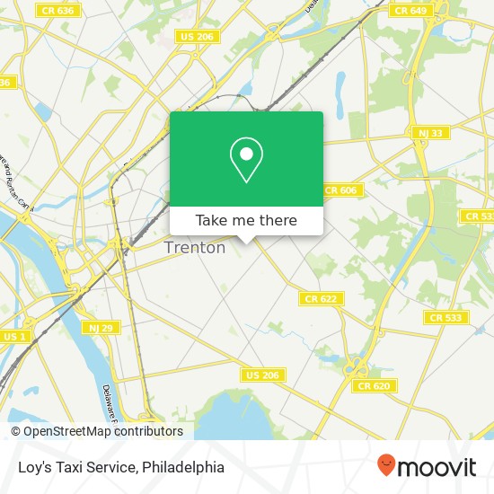 Loy's Taxi Service map