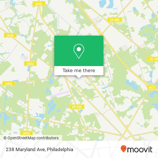 238 Maryland Ave map