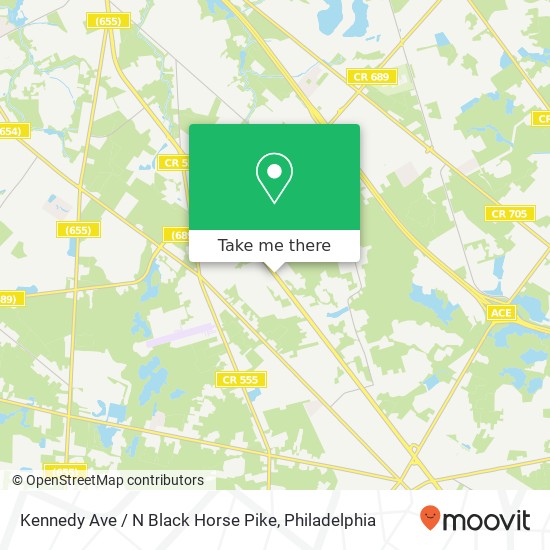Kennedy Ave / N Black Horse Pike map