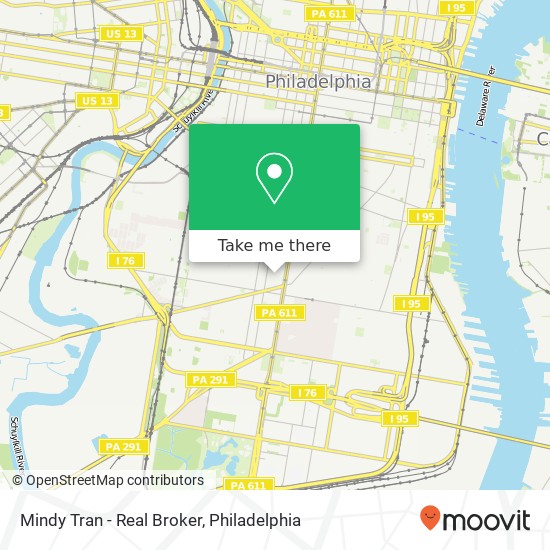 Mapa de Mindy Tran - Real Broker