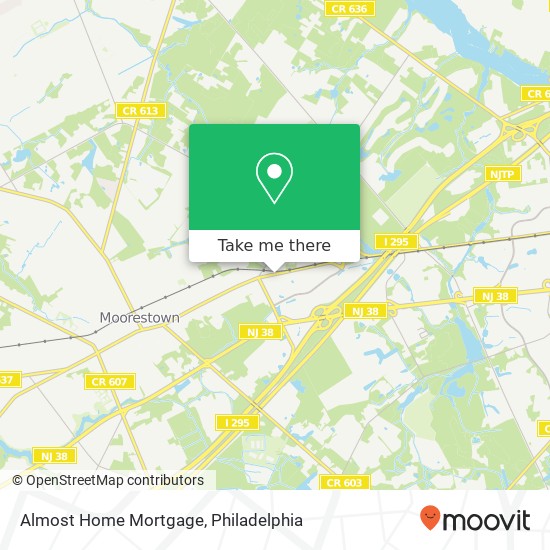 Almost Home Mortgage map