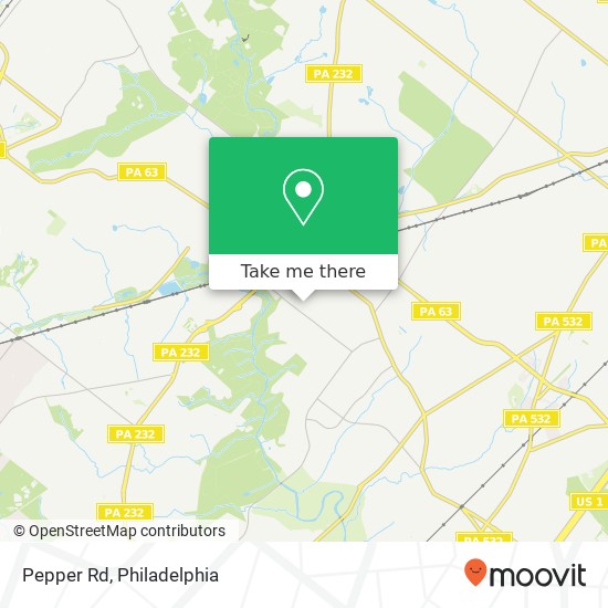 Mapa de Pepper Rd