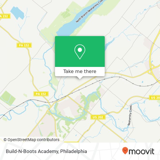 Mapa de Build-N-Boots Academy