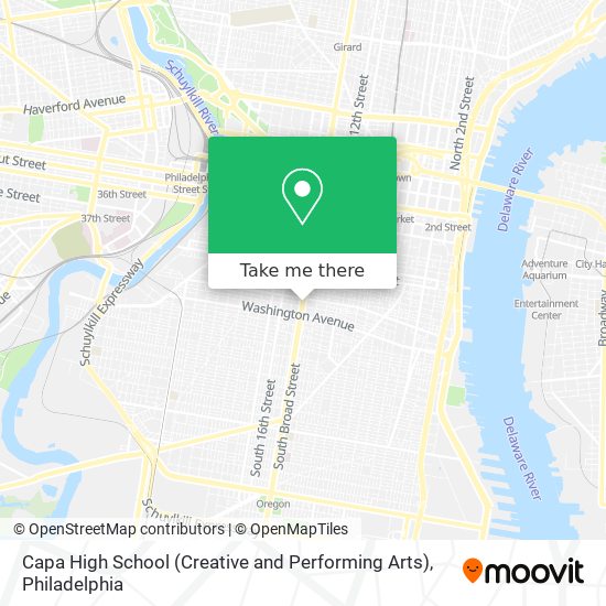 Capa High School (Creative and Performing Arts) map