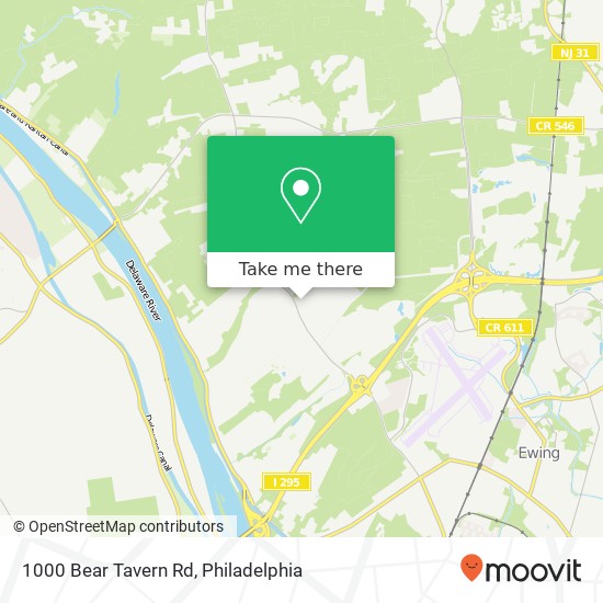 1000 Bear Tavern Rd map