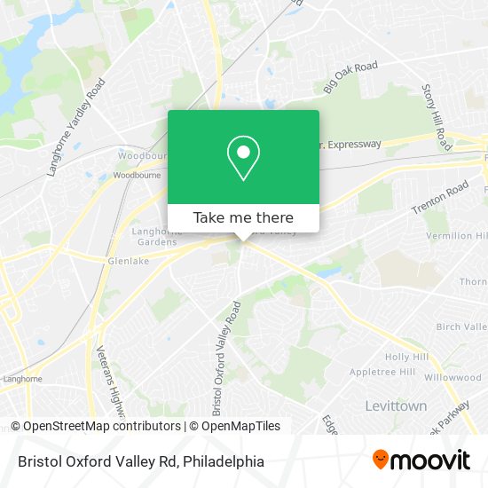 Mapa de Bristol Oxford Valley Rd