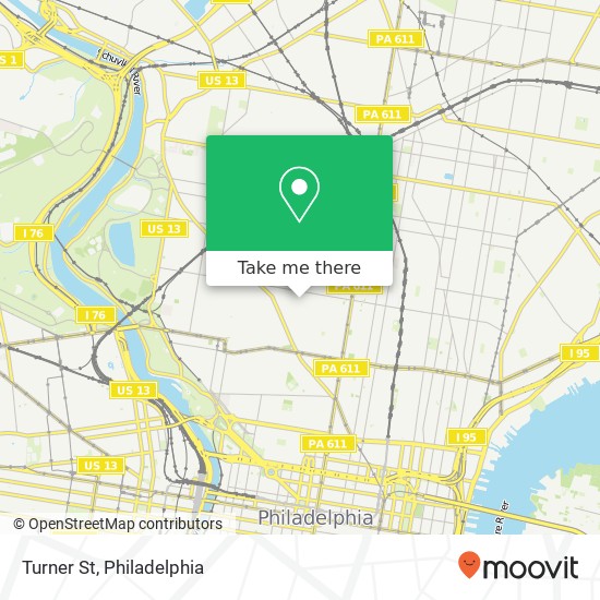 Mapa de Turner St
