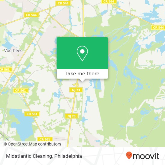 Midatlantic Cleaning map