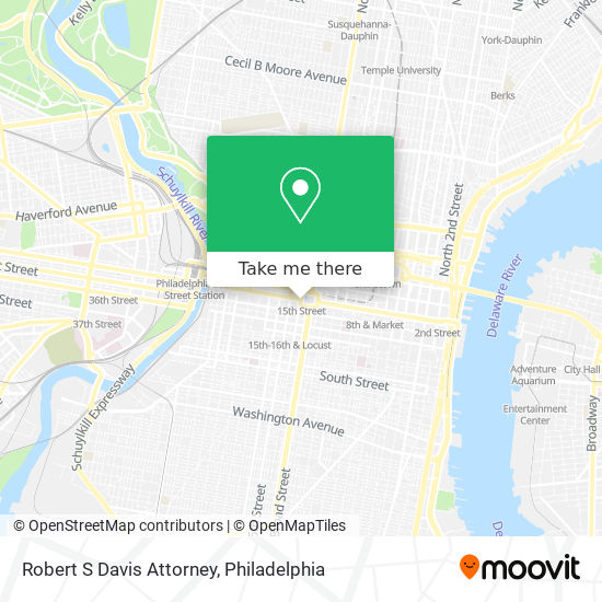 Robert S Davis Attorney map