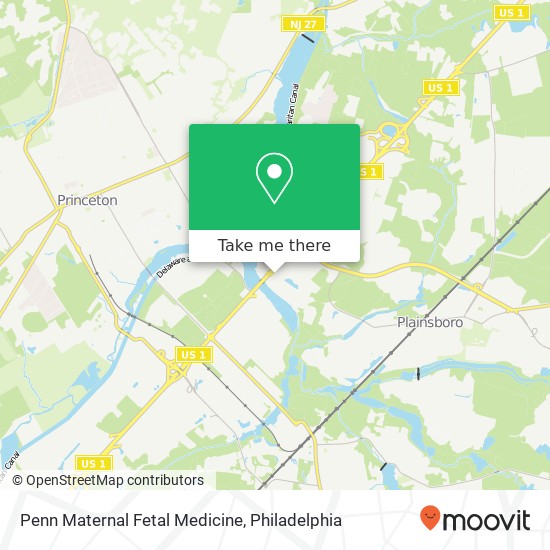 Penn Maternal Fetal Medicine map