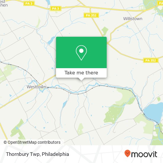 Mapa de Thornbury Twp