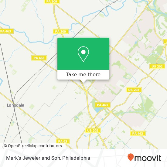 Mapa de Mark's Jeweler and Son