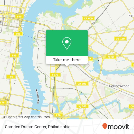 Camden Dream Center map