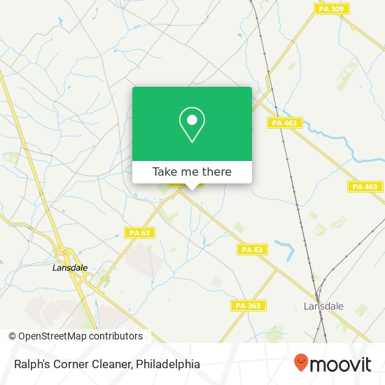 Ralph's Corner Cleaner map