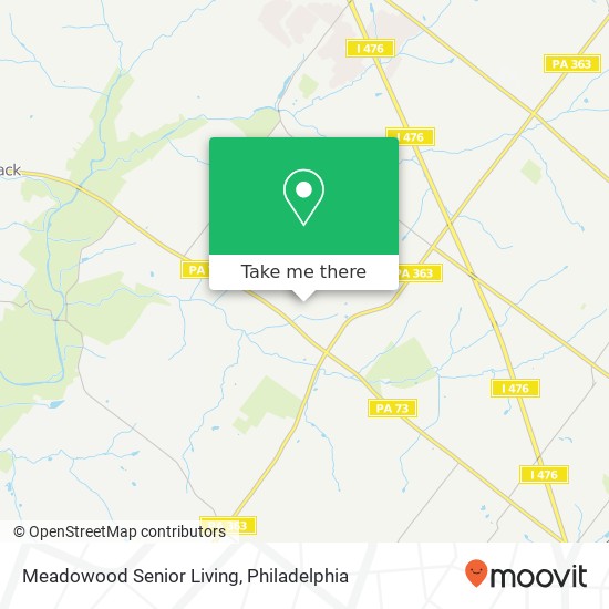 Meadowood Senior Living map