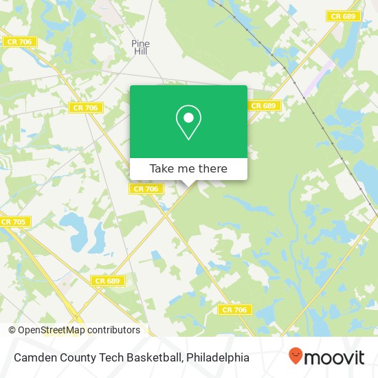 Camden County Tech Basketball map
