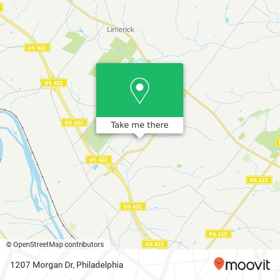 1207 Morgan Dr map
