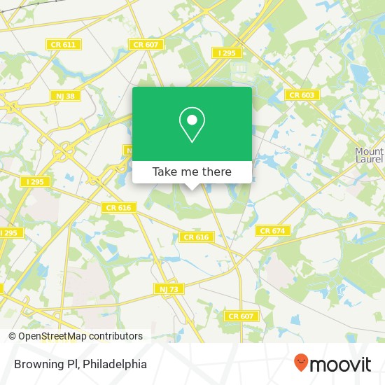 Browning Pl map