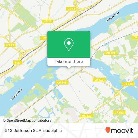 Mapa de 513 Jefferson St