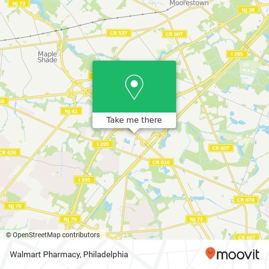 Walmart Pharmacy map