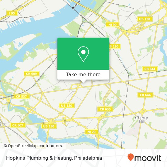 Mapa de Hopkins Plumbing & Heating