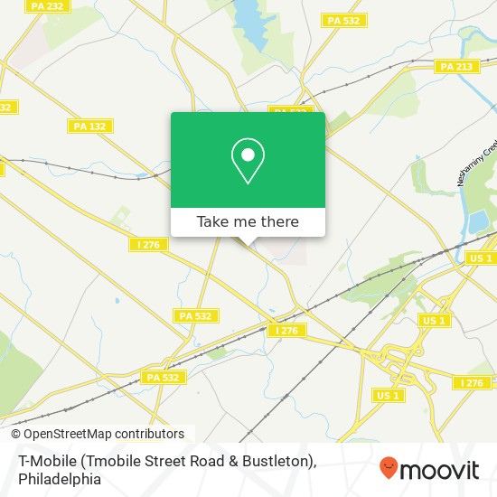 Mapa de T-Mobile (Tmobile Street Road & Bustleton)