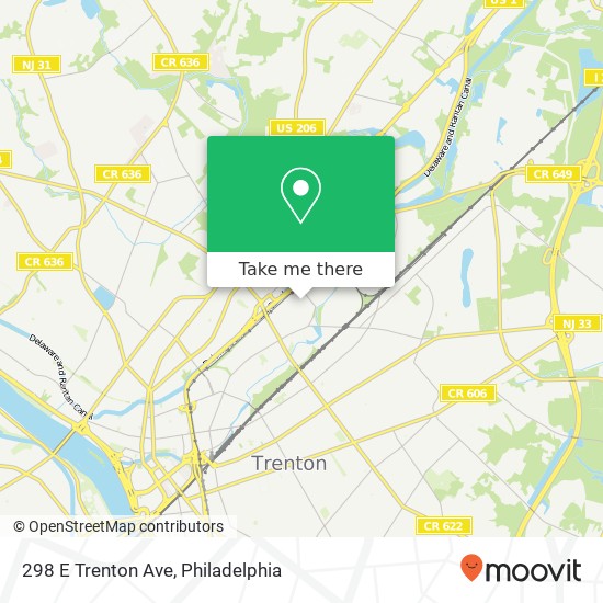 Mapa de 298 E Trenton Ave