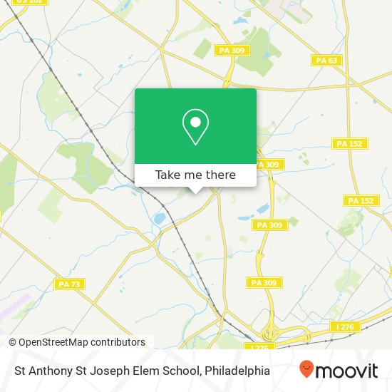 Mapa de St Anthony St Joseph Elem School