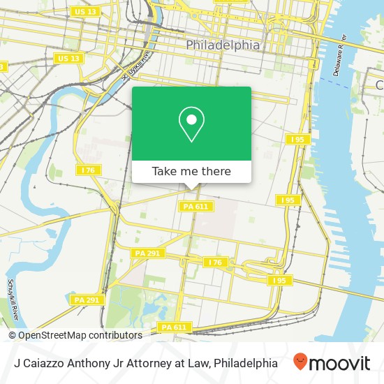 J Caiazzo Anthony Jr Attorney at Law map