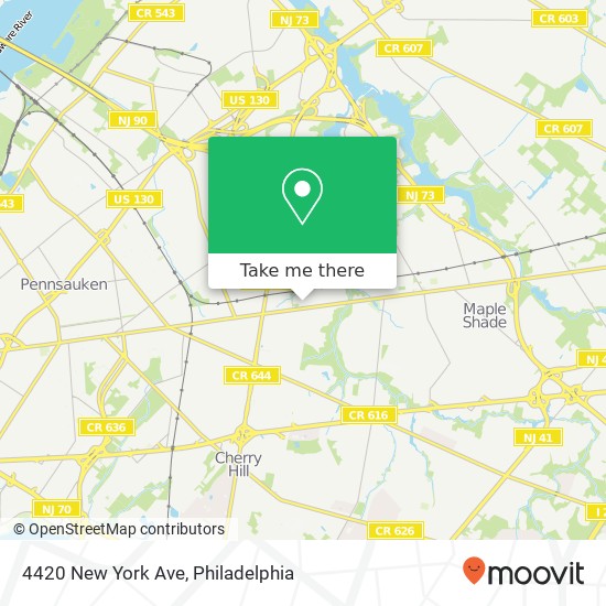 Mapa de 4420 New York Ave