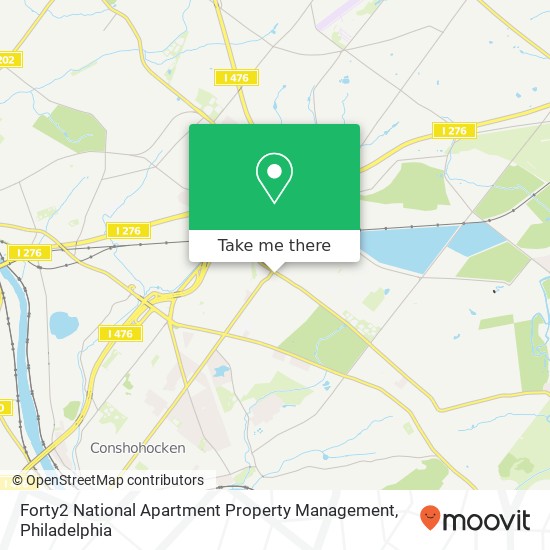 Forty2 National Apartment Property Management map