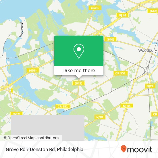 Mapa de Grove Rd / Denston Rd