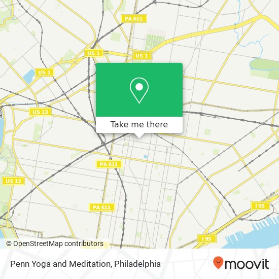 Mapa de Penn Yoga and Meditation