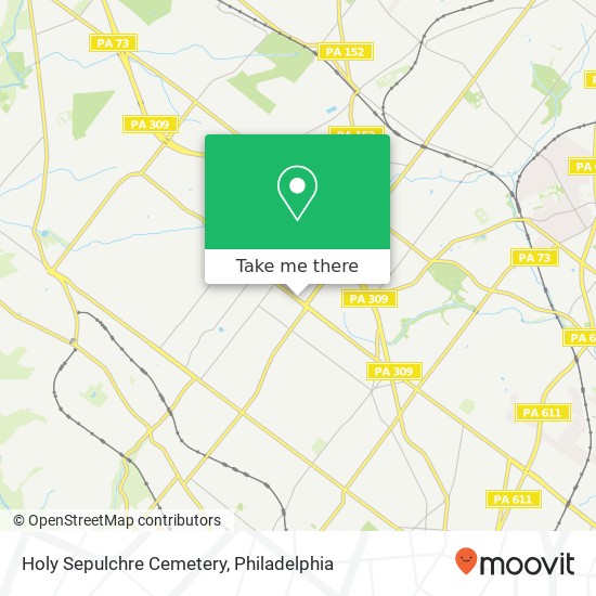 Mapa de Holy Sepulchre Cemetery