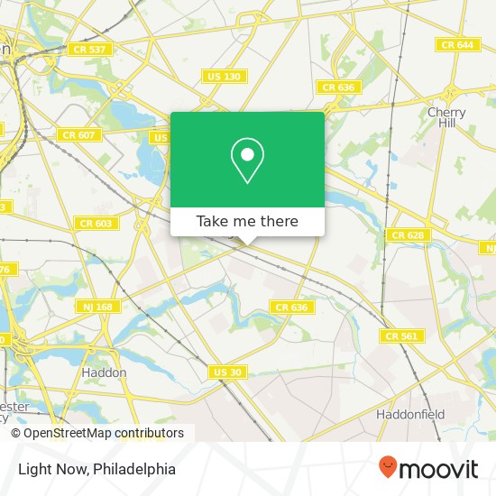 Light Now map