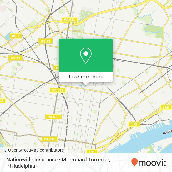 Mapa de Nationwide Insurance - M Leonard Torrence