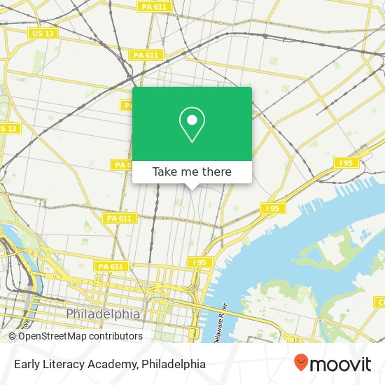 Early Literacy Academy map