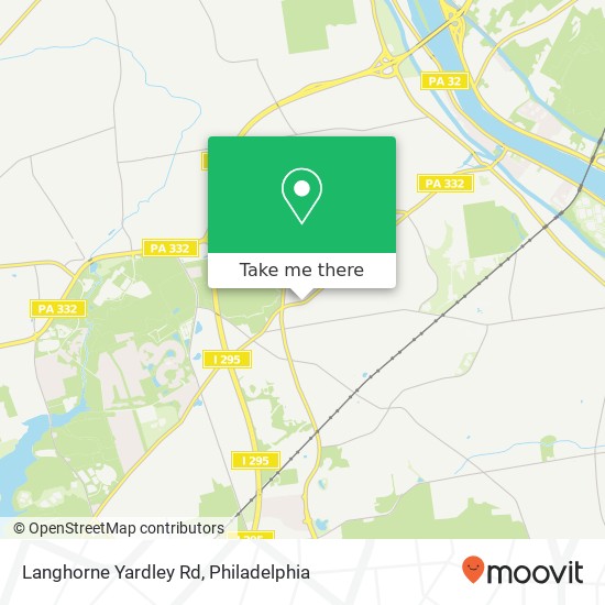 Langhorne Yardley Rd map