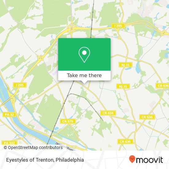 Mapa de Eyestyles of Trenton