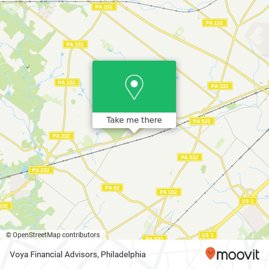 Mapa de Voya Financial Advisors