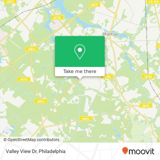 Mapa de Valley View Dr