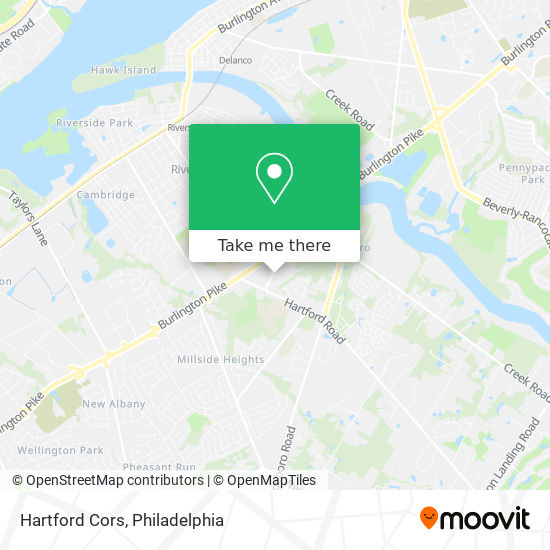 Hartford Cors map