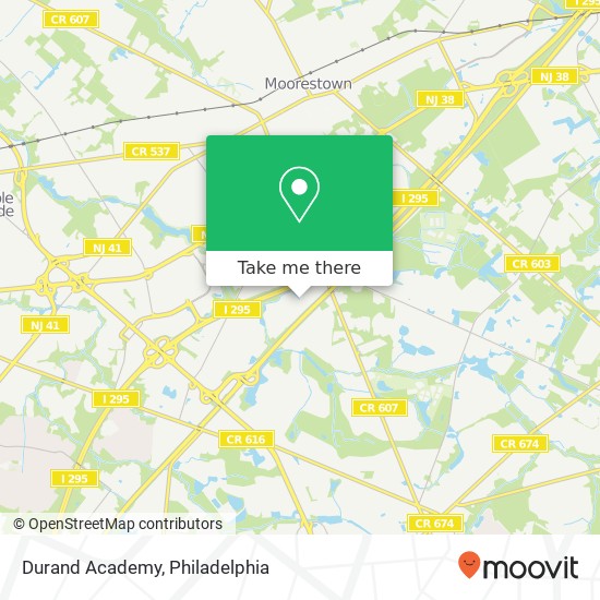 Durand Academy map
