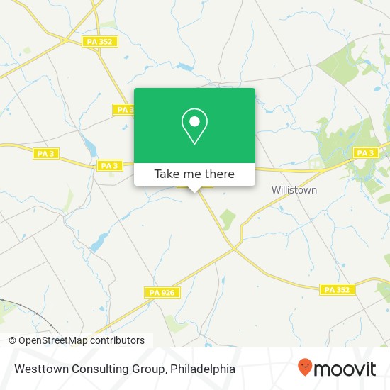 Mapa de Westtown Consulting Group