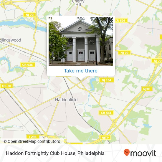 Haddon Fortnightly Club House map