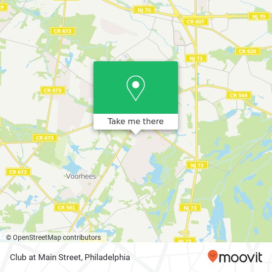 Club at Main Street map