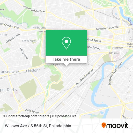 Willows Ave / S 56th St map